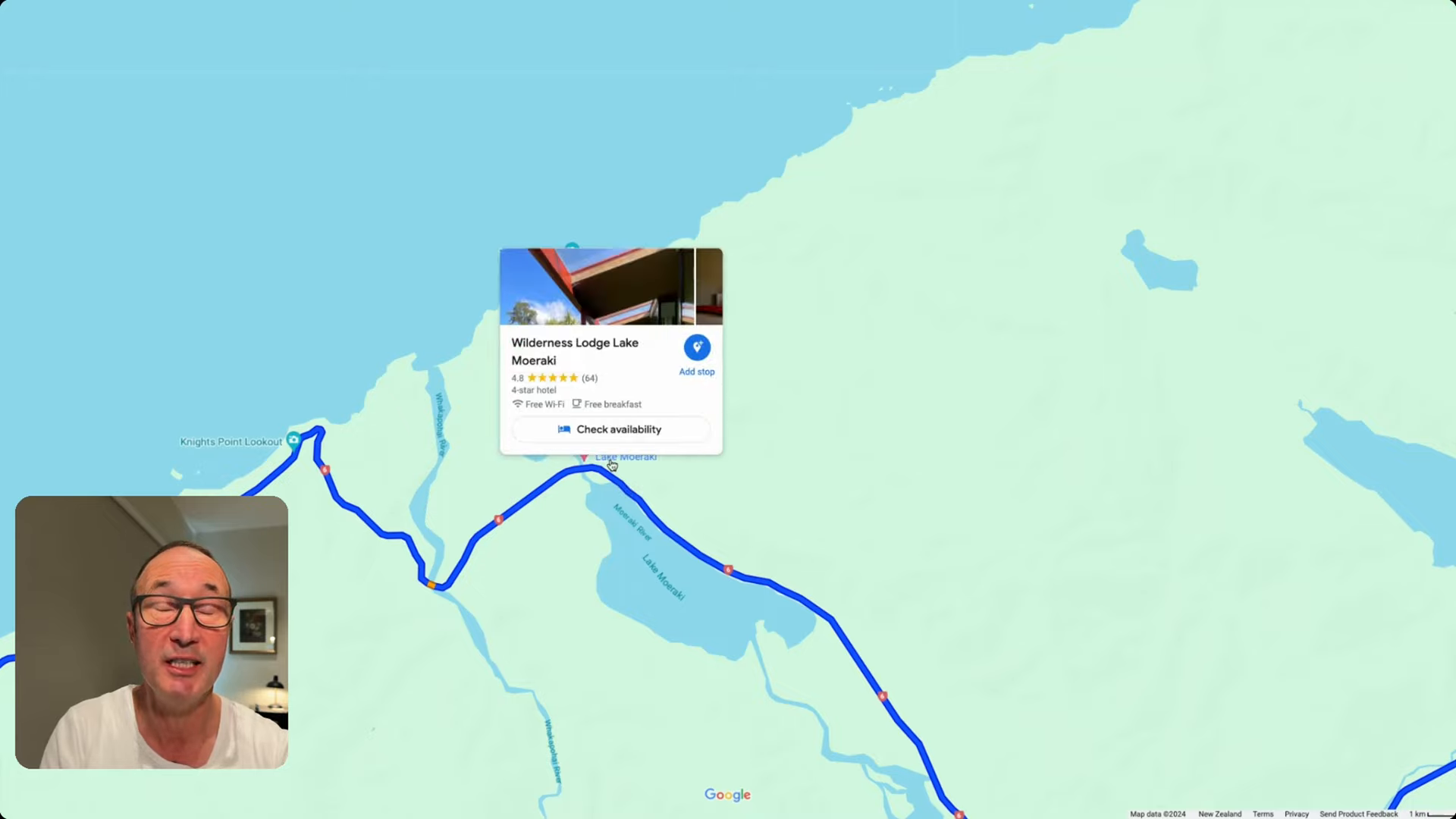 Scenic drive from Wanaka to Franz Josef - Monroe Beach walk