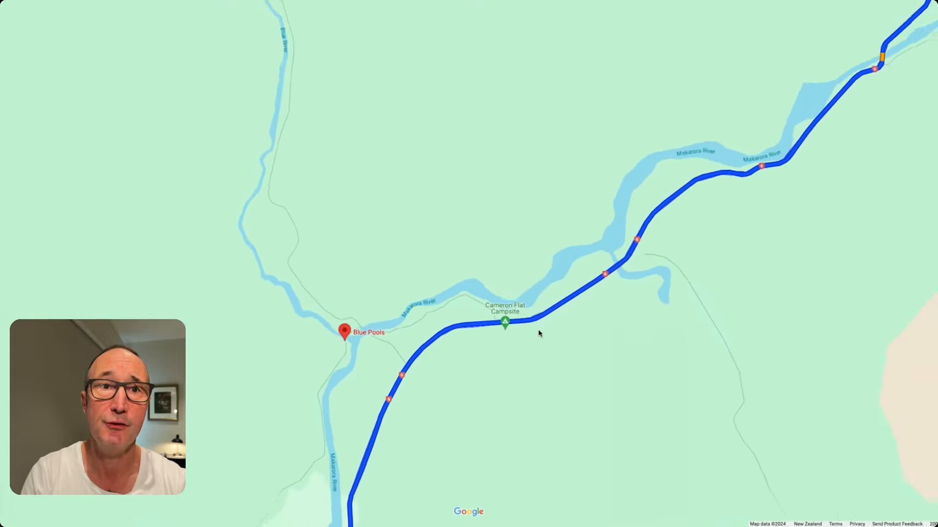 Scenic drive from Wanaka to Franz Josef - Stop at Blue Pools