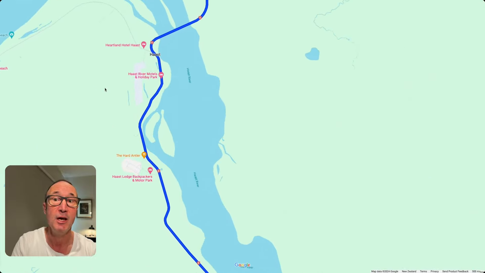 Scenic drive from Wanaka to Franz Josef - Travel along the Haast River Valley