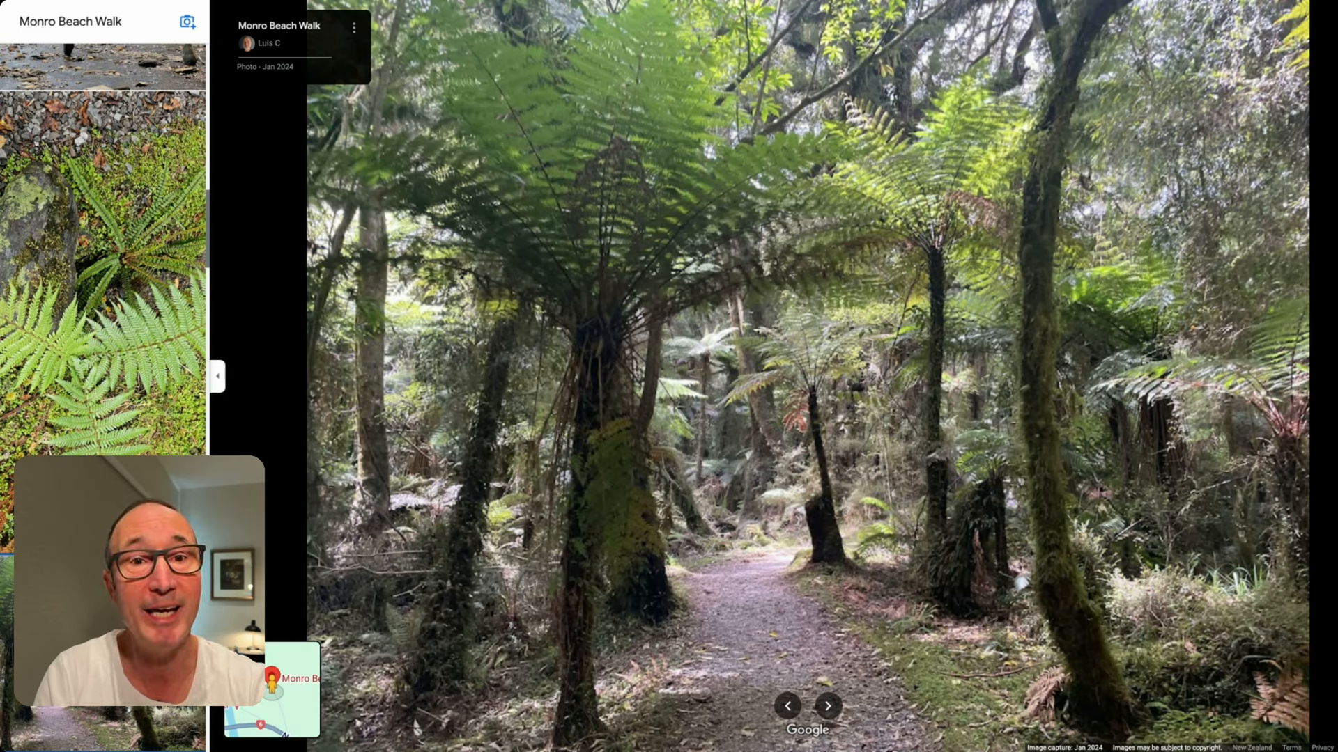 Monroe Beach Walk on the drive from Wanaka to Franz Josef